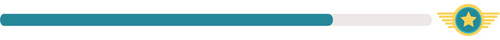 Progress Bar 3 out of 4